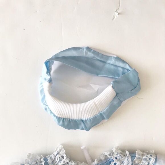 Vintage Darling creation frilly dress/hat set 18m - Picture 4 of 10